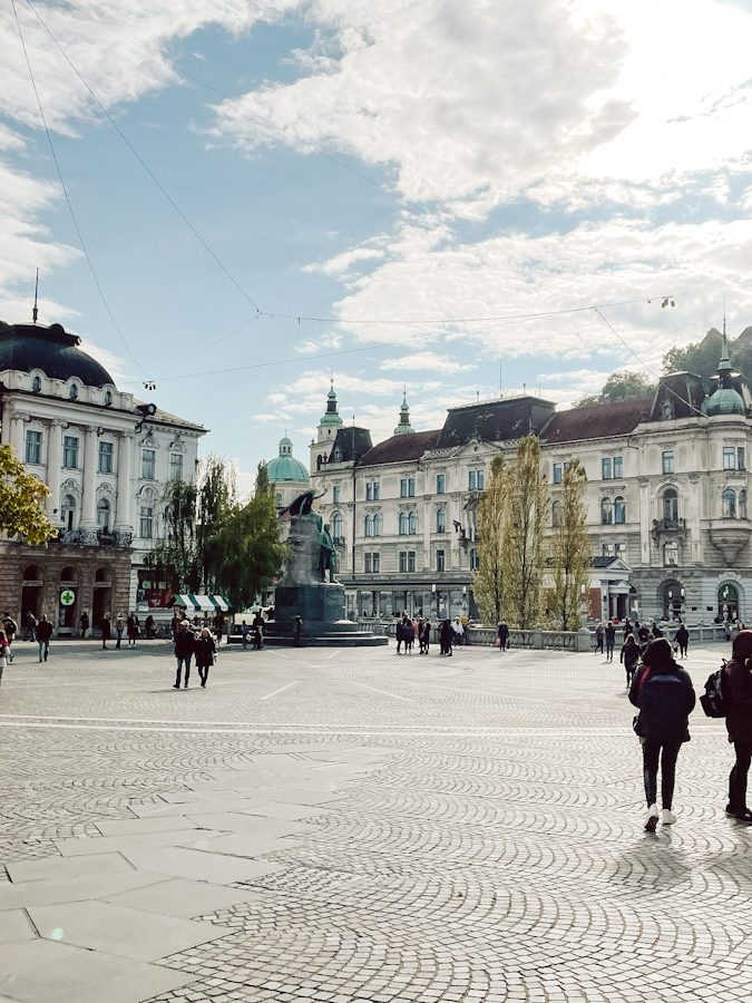 walking around Ljubljana