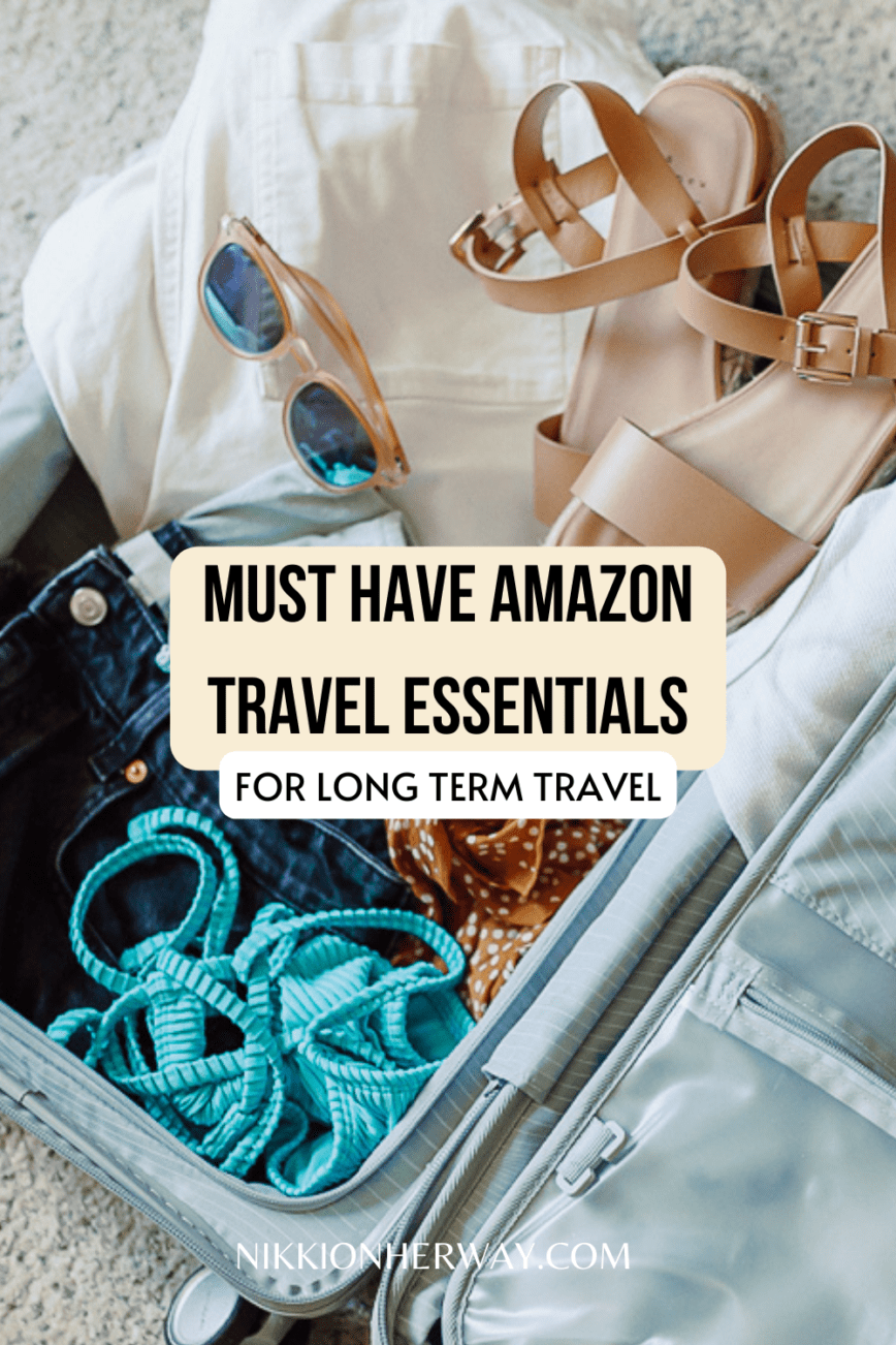21 Amazon Travel Essentials You Need For Long-Term Travel - Nikki On ...