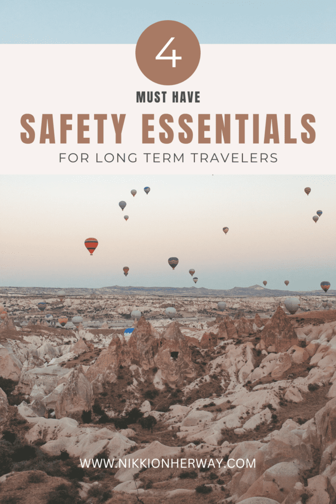 4 must have safety essentials for long term travelers