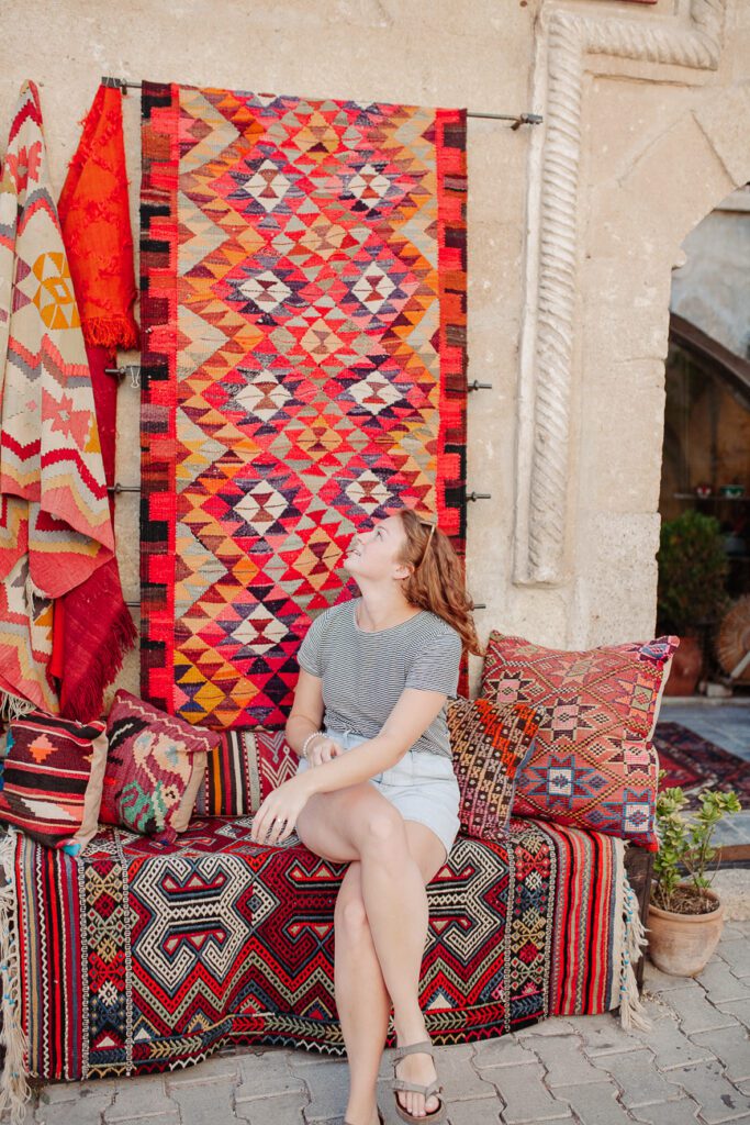 looking for turkish rugs is one of the best things to do in cappadocia