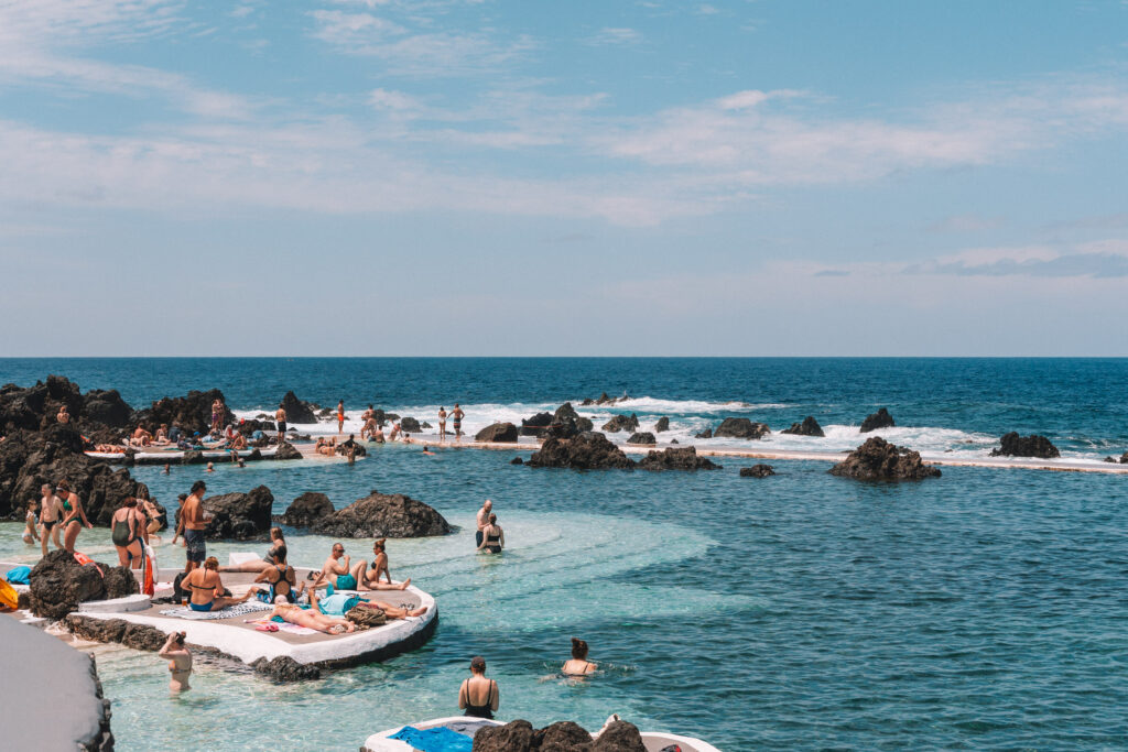 Madeira natural swimming pools Porto Moniz