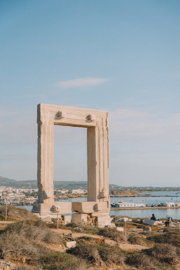 Temple of Apollo temple structure in Naxos Greece 2 week itinerary