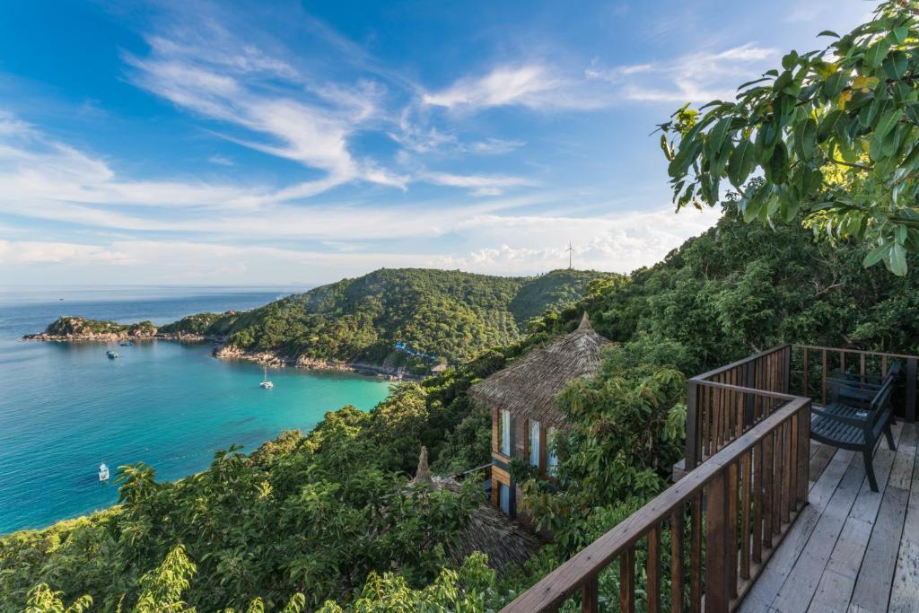 budget hotel with a view in Koh Tao Thailand